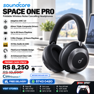 soundcore Space One Pro | FlexiCurve Over-Ear Headphone