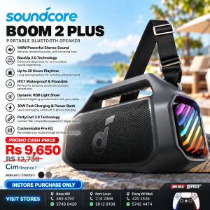 Soundcore Boom 2 Plus Portable Bluetooth Speaker by Anker, 140W, IPX7