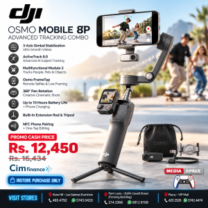 DJI Osmo Mobile 8p Advanced Tracking Combo Gimbal Stabilizer for Phone, AI Native Tracking with Audio & Lighting, 360° Pan Rotation, Built-in Extension Rod&Tripod, 10h Battery