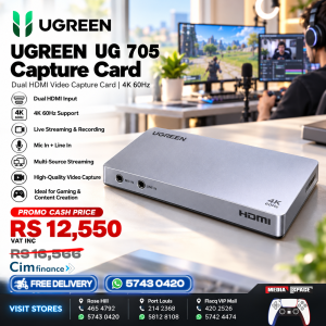 UGREEN UG705 Dual HDMI Video Capture Card — 35869